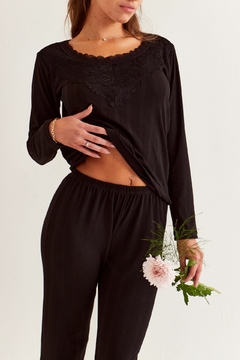 Pijama Berlin Negro - comprar online