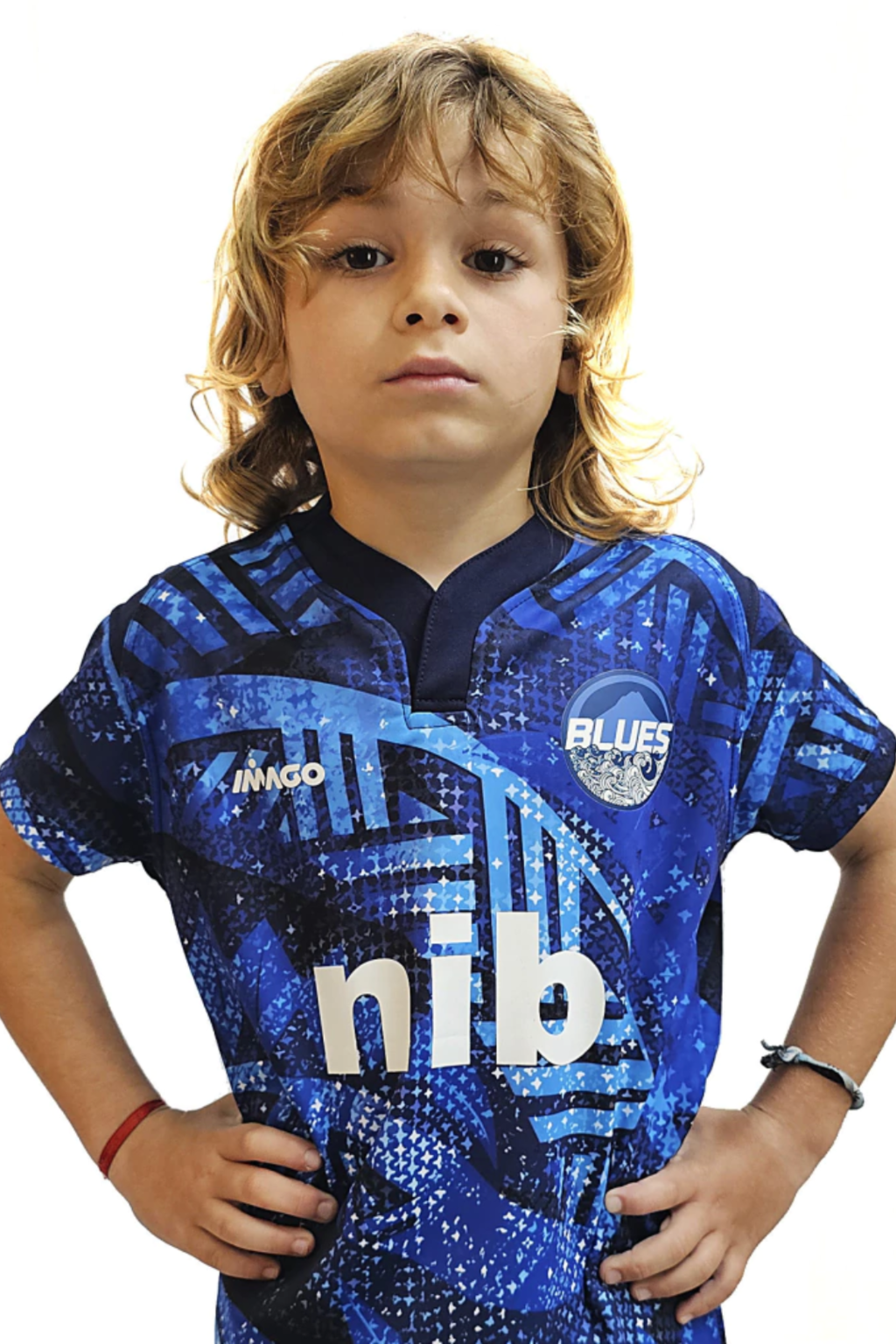 CAMISETA RUGBY IMAGO BLUES 2023 NINO
