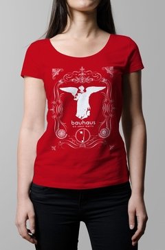 Remera Bauhaus roja mujer