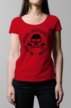 Remera Black Rebel Motorcycle Club roja mujer