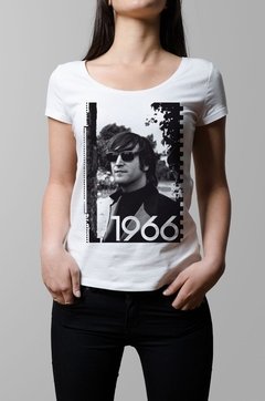 Remera John Lennon blanca mujer