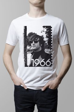 Remera John Lennon blanca hombre