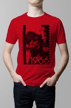 Remera John Lennon roja hombre