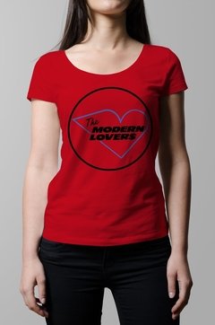 Remera Modern Lovers roja mujer