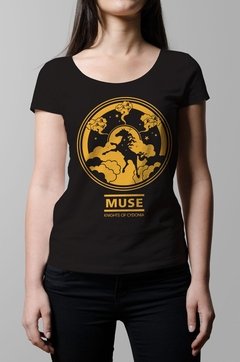 Remera Muse negra mujer