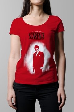 Remera roja Scarface mujer