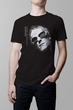 Remera Spinetta negra hombre