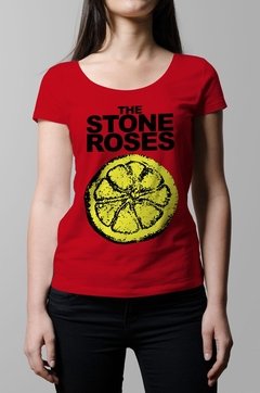 Remera Stone Roses roja mujer