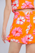 Short Mina Bloom Orange en internet