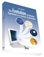 The evolution of biological organization as a function of information