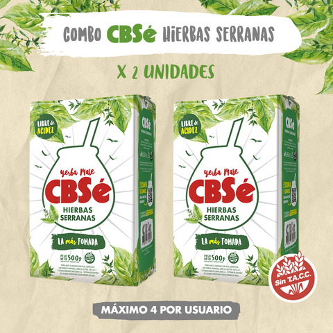 CBSé Hierbas Serranas 500 grs x 2 unidades