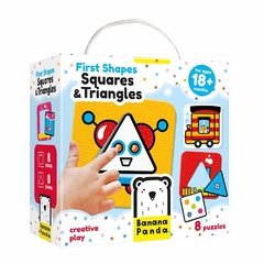 First Shapes Squares & Triangles Age 18m+ Puzzle