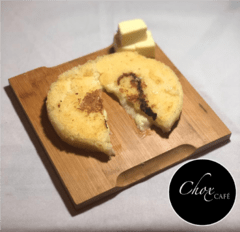 Arepas rellenas con queso Doble Crema