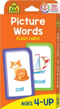 School Zone - Picture Words Flash Cards
