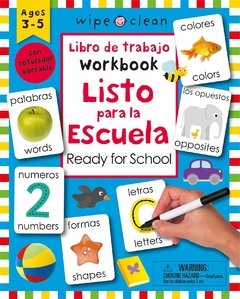 Wipe Clean: Bilingual Workbook Ready for School