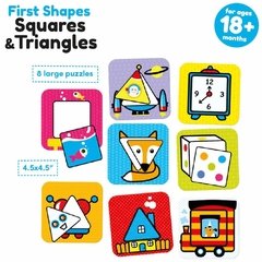 First Shapes Squares & Triangles Age 18m+ Puzzle - comprar online