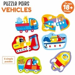 Puzzle Pairs Vehicles Age 18m+ Puzzle - comprar online