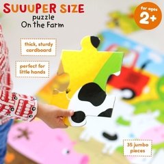 Suuuper Size on the Farm Floor Age 2+ Floor Puzzle - comprar online