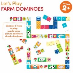 Let's Play Farm Dominoes Age 2+ Game - comprar online