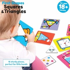 First Shapes Squares & Triangles Age 18m+ Puzzle en internet