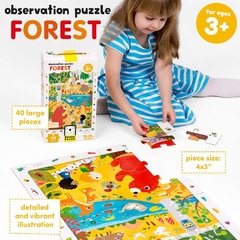 Observation Puzzle Forest Age 3+ Puzzle en internet