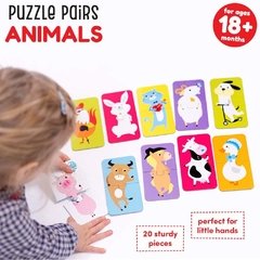 Puzzle Pairs Animals Age 18m+ Puzzle en internet