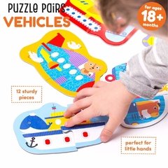 Puzzle Pairs Vehicles Age 18m+ Puzzle en internet