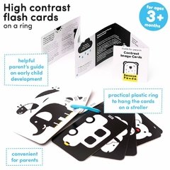 High Contrast Flash Cards on a Ring Age 3m+ Flash Cards en internet