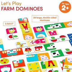 Let's Play Farm Dominoes Age 2+ Game en internet