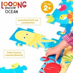 Looong Puzzle Ocean Age 2+ Floor Puzzle - Children's Books