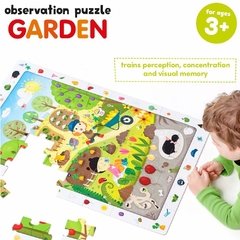 Observation Puzzle Garden Age 3+ Puzzle - Children's Books