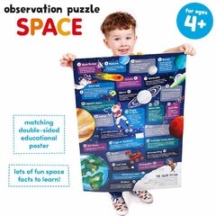 Observation Puzzle Space Age 4+ Puzzle and Poster - Children's Books