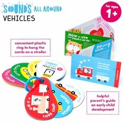 Sounds All Around Vehicles Age 1+ Flash Cards - Children's Books
