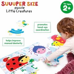 Suuuper Size Little Creatures Age 2+ Floor Puzzle - Children's Books