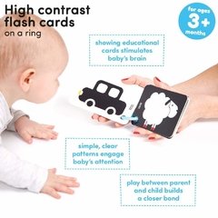 High Contrast Flash Cards on a Ring Age 3m+ Flash Cards - Children's Books
