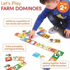 Let's Play Farm Dominoes Age 2+ Game - Children's Books