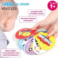 Sounds All Around Vehicles Age 1+ Flash Cards - tienda online