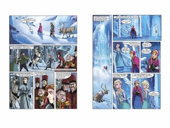 Disney Frozen and Frozen 2: The Story of the Movies in Comics Hardcover - tienda online