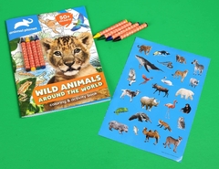 Animal Planet: Wild Animals Around the World Coloring and Activity Book - comprar online