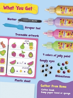 Klutz Paint & Peel Jelly Stickers Craft Kit - comprar online