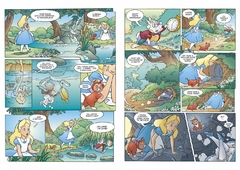 Disney Alice in Wonderland: The Story of the Movie in Comics Hardcover - comprar online