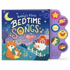 Baby's First Bedtime Songs ( Interactive Children's Song Book with 6 Sing-Along Tunes )