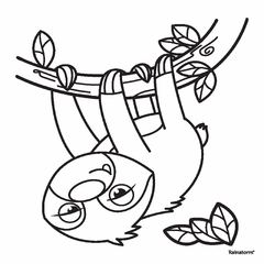 Imagen de Animals-Monkeys, Sloths, Armadillos and More!-This Delightful Collection of 80 Coloring Pages includes 8 Jumbo Crayons and Easy-Peel Stickers