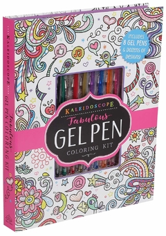Kaleidoscope: Fabulous Gel Pen Coloring Kit [With Pens/Pencils]
