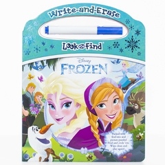 Disney Frozen - Write-and-Erase Look and Find - Wipe Clean Learning Board - PI Kids Board book