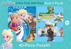 Disney Frozen - Little First Look and Find Activity Book and 40-Piece Puzzle - PI Kids Board book