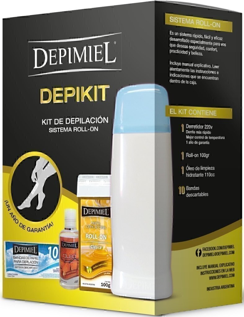 Fundidor Cera Descartable Roll On Depikit Depimiel