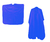 Capa de Peluquería Tela Lisa Colores a Eleccion con abrojo - Distribelleza