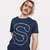 "S" Blue T-shirt na internet