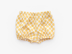 shorts bebé - lunares mostaza - comprar online